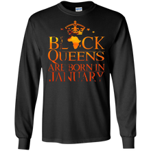 Black Queens Are Born In January T Shirt