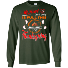 Thanksgiving Gift My Heart And Belly Is Full January 2018