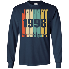 Retro January 1998 T-Shirt Vintage 20th Birthday Gift Shirt
