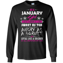 January Girl T-Shirt Funny Birthday Gifts January Birthday S