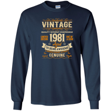 Vintage Genuine Made In 1981 36th Birthday Gift 36 years old