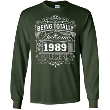 Awesome Since 1989 28th Birthday T Shirt 28 Years Old