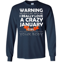 My Crazy January Lady Tshirt January Born Tshirt