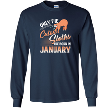 Only The Cutest Sloths Are Born In January T-Shirt