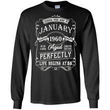 Legends Were Born In Jannuary 1960, 58th Birthday Gift Shirt
