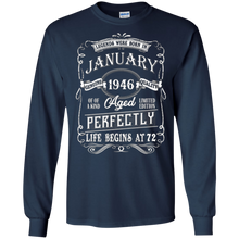 Legends Were Born In Jannuary 1946, 72th Birthday Gift Shirt