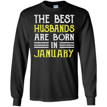 Best Husbands Are Born in January men shirt Funny Husband
