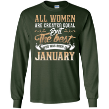 All Women Created Equal The Best Born In January T-Shirt
