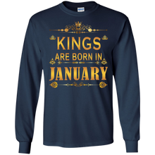 Kings Are Born In January shirts