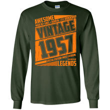 Legends Awesome are born Retro Vintage made in 1957 60th