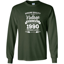 Born in 1990 Vintage Birthday T-Shirt - Made in 1990 Shirts