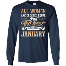 All Women Created Equal The Best Born In January T-Shirt