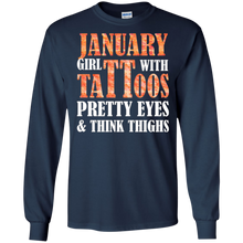January Girl T-Shirt January Girl With Tattoos