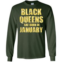 Black Queens Are Born In January Funny Birthday Gift