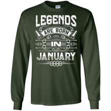 Legends are born in January T-shirt