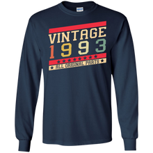 Men's Vintage 1993 T-Shirt 24th Birthday All Original Parts