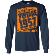 Legends Awesome are born Retro Vintage made in 1957 60th