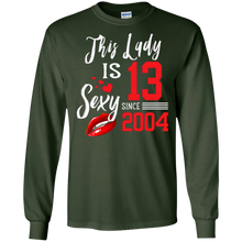 Vintage Born in 2004 13th Birthday Gift 13 This Lady Awesome