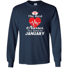 The Best Nurses Are Born In January T-shirt Birthday Gift