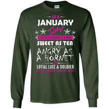 January Girl T-Shirt Funny Birthday Gifts January Birthday S