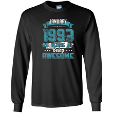 January 1993 Birthday 25 Years Of Being Awesome T-Shirt