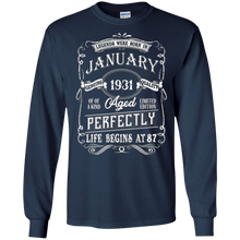 Legends Were Born In Jannuary 1931, 87th Birthday Gift Shirt