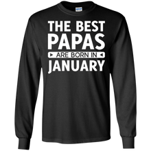 Mens The Best Papas Are Born In January T-Shirt