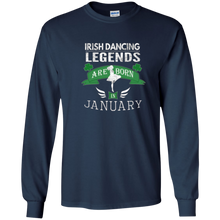 Girls Irish Dancing Gift T-Shirt, Legends Born in January