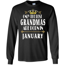 Only The Best Grandmas Are Born in January Birthday T-Shirt