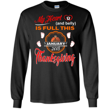 Thanksgiving Gift My Heart And Belly Is Full January 2018