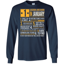 legends are born in january