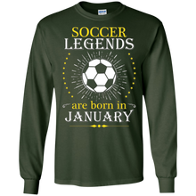 Soccer Legends Are Born In January Shirt Gear Apparel 2