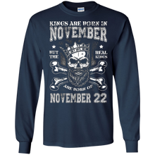 Real Kings Are Born On November 22 Tee Shirt