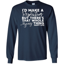 2018 Happy New Years Eve Party Shirt, Resolution Lying Thing