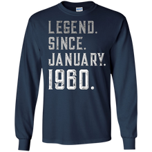 Legend Since January 1960 Shirt - 58th Birthday Gifts