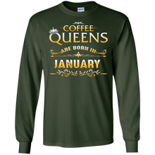 Coffee Queens Are Born In January Shirt