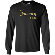 est January 1960 T-Shirt - 57th Birthday gift Tee