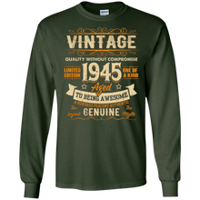 Vintage Genuine Made In 1945 72nd Birthday Gift 72 years old