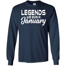 Legends Are Born In January Birthday Shirt