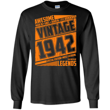 Legends Awesome are born Retro Vintage made in 1942 75th
