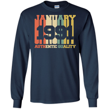 January 1991 Birthday Month Retro Vintage Shirt Gift
