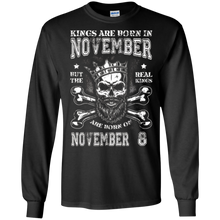 Real Kings Are Born On November 8 Tee Shirt