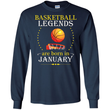 Basketball Legends Are Born In January Shirt Gear Apparel 2