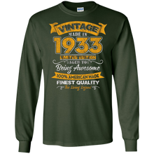Legends Vintage Made In 1933 84th Birthday Gift 84 years old