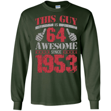 Vintage Born in 1953 64th Birthday Gifts 64 This Guy Awesome