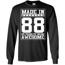 Birthday Gift For 29 Years Old 1988 Tee Shirt