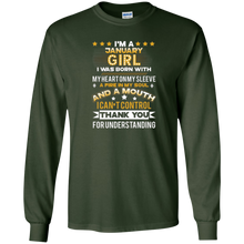 I'm A January Girl T Shirt Funny Gift For January Birthday