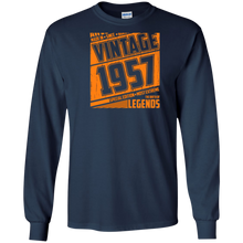 Legends Awesome are born Retro Vintage made in 1957 60th