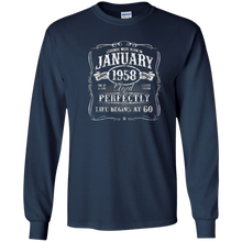 Legends Were Born In January 1958 T-Shirt 60th Birthday
