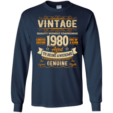 Vintage Genuine Made In 1980 37th Birthday Gift 37 years old